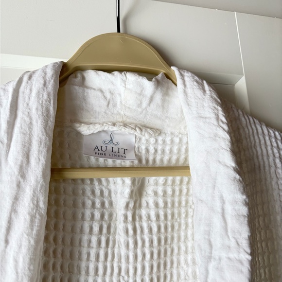 Au Lit Linens Waffle Robe - Picture 3 of 8